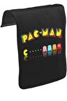 Pac-Man - Enemy Unisex Siyah Tak-Çıkar Postacı Çanta Kapağı CK-1330