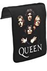 Queen - Bohemian Rhapsody Unisex Siyah Tak-Çıkar Postacı Çanta Kapağı CK-1430