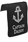 Captain Daddy II Unisex Siyah Tak-Çıkar Postacı Çanta Kapağı CK-1512