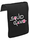 Squid Game-Logo Unisex Siyah Tak-Çıkar Postacı Çanta Kapağı CK-1745