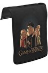 Game of Stones Unisex Siyah Tak-Çıkar Postacı Çanta Kapağı CK-433