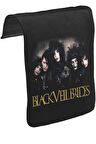 Black Veil Brides Unisex Siyah Tak-Çıkar Postacı Çanta Kapağı CK-449
