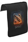 Dota 2 - Logo1 Unisex Siyah Tak-Çıkar Postacı Çanta Kapağı CK-456