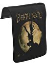 Death Note - Moon Unisex Siyah Tak-Çıkar Postacı Çanta Kapağı CK-546