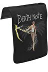 Death Note Unisex Siyah Tak-Çıkar Postacı Çanta Kapağı CK-549
