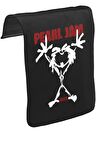 Pearl Jam - Alive Unisex Siyah Tak-Çıkar Postacı Çanta Kapağı CK-68