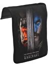 Warcraft - Two Worlds One Home Unisex Siyah Tak-Çıkar Postacı Çanta Kapağı CK-727