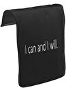 I can and I will. Unisex Siyah Tak-Çıkar Postacı Çanta Kapağı CK-826