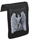 Manowar - Logo Unisex Siyah Tak-Çıkar Postacı Çanta Kapağı CK-899