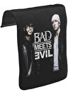 Bad Meets Evil Unisex Siyah Tak-Çıkar Postacı Çanta Kapağı CK-902