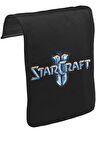 Starcraft Logo Unisex Siyah Tak-Çıkar Postacı Çanta Kapağı CK-910