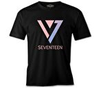 Seventeen - Logo Üçgen Siyah Erkek Tshirt