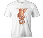 Yeni Bebek Ayakkabı Anneler Günü Beyaz Unisex Tshirt