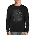 Einstein - Integrals Siyah Çocuk Sweatshirt