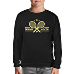 Tenis - Lover Siyah Çocuk Sweatshirt