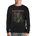 Iron Maiden - Senjutsu Siyah Çocuk Sweatshirt