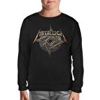 Metallica - Saw Blade Siyah Çocuk Sweatshirt
