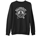 Killuminati  Siyah Erkek Kalın Sweatshirt