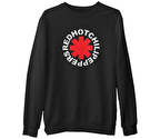 RHCP - Logo  Siyah Erkek Kalın Sweatshirt