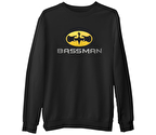 Bassman  Siyah Erkek Kalın Sweatshirt