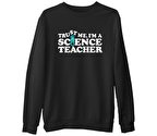 World's Best Teacher Öğretmenler Günü  Siyah Erkek Kalın Sweatshirt