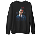 Sherlock Holmes - James Moriarty  Siyah Erkek Kalın Sweatshirt