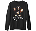 Queen - Bohemian Rhapsody Siyah Erkek Kalın Sweatshirt