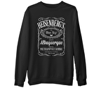 Breaking Bad - Heisenberg's  Siyah Erkek Kalın Sweatshirt