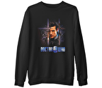 Doctor Who  Siyah Erkek Kalın Sweatshirt