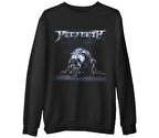 Megadeth - Vic 1  Siyah Erkek Kalın Sweatshirt