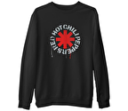 RHCP - Logo  Siyah Erkek Kalın Sweatshirt