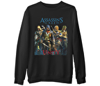 Assassin's Creed Unity 2  Siyah Erkek Kalın Sweatshirt