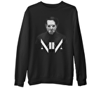 Marilyn Manson I  Siyah Erkek Kalın Sweatshirt