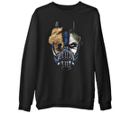 Joker Triology  Siyah Erkek Kalın Sweatshirt