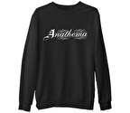 Anathema - Logo  Siyah Erkek Kalın Sweatshirt