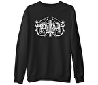 Marduk - Logo  Siyah Erkek Kalın Sweatshirt