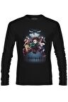 Demon Slayer Siyah Erkek Sweatshirt