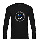 Louis Tomlinson - Queens don't Need Crown Siyah Erkek Sweatshirt