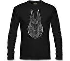Anubis Siyah Erkek Sweatshirt