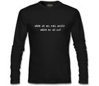 Billie Eilish - Fall Asleep Siyah Erkek Sweatshirt