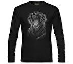Roar - Kaplan Siyah Erkek Sweatshirt