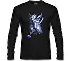 Stairs to the Moon - Astronotlar Siyah Erkek Sweatshirt