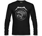 Metallica - Yılan Siyah Erkek Sweatshirt
