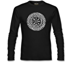 Viking - Logo Zincir Siyah Erkek Sweatshirt