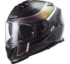 LS2 STORM 2 VELVET MAT SIYAH-GOKKUSAGI KASK