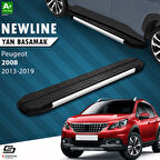 S-Dizayn Peugeot 2008 NewLine Krom Yan Basamak 173 Cm 2013-2019 A+ Kalite