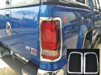 Volkswagen Amarok Uyumlu 2010 Sonrası Arka Stop Kaplama ABS (Plastik) Krom
