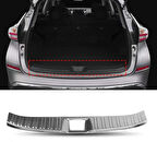 Nissan X-Trail Uyumlu 2014 2017 Arka Tampon Eşiği Krom