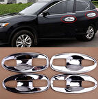 Nissan X-Trail Uyumlu 2014 2017 Dış Kapı Kolu İç Kaplama ABS(Plastik) Krom