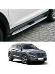 Hyundai Tucson Uyumlu 2004 2014 Yan Basamak Side Step Oem Style Siyah